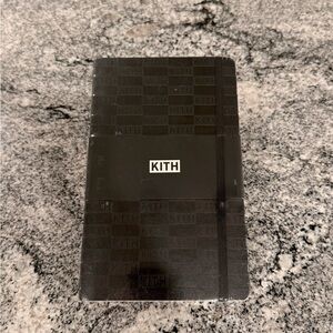 Kith Black Leather Notebook